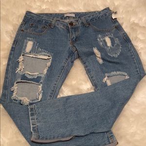 Liquor and poker jeans